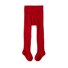 ORGANIC COTTON TIGHTS | Raspberry Red-Web-front