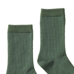 ORGANIC WOOL RIB SOCKS | Nettle-Web-hover