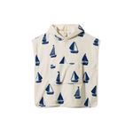 ORG COTTON PONCHO TOWEL | Regatta Print Terry-Web-front