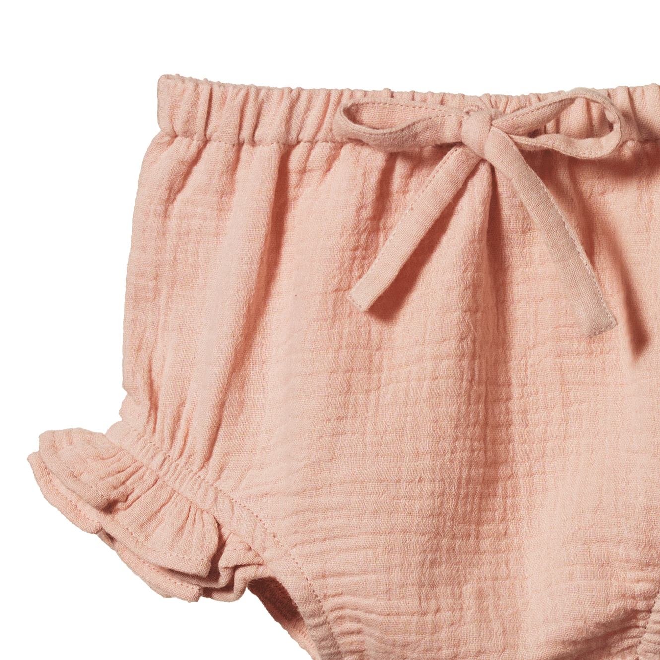 PETAL BLOOMERS MUSLIN | Rose Dust-Extra Img - 1