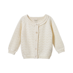 PIPER CARDIGAN | Natural Pointelle-Web-front