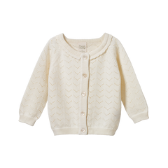 PIPER CARDIGAN | Natural Pointelle-Web-front