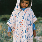 PONCHO TOWEL | Snorkel Print Terry-Extra Img - 2