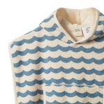 PONCHO TOWEL | Waves Print-Extra Img - 3