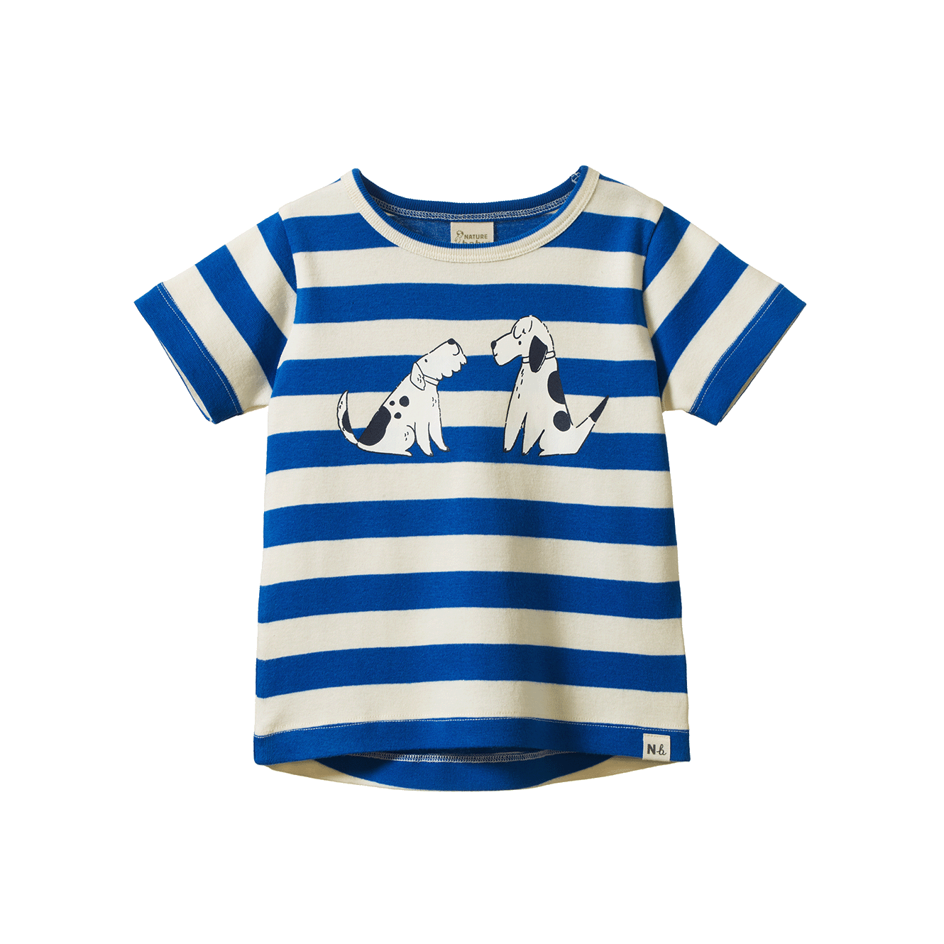RIVER TEE | Dog Walk Blue Print-Web-front