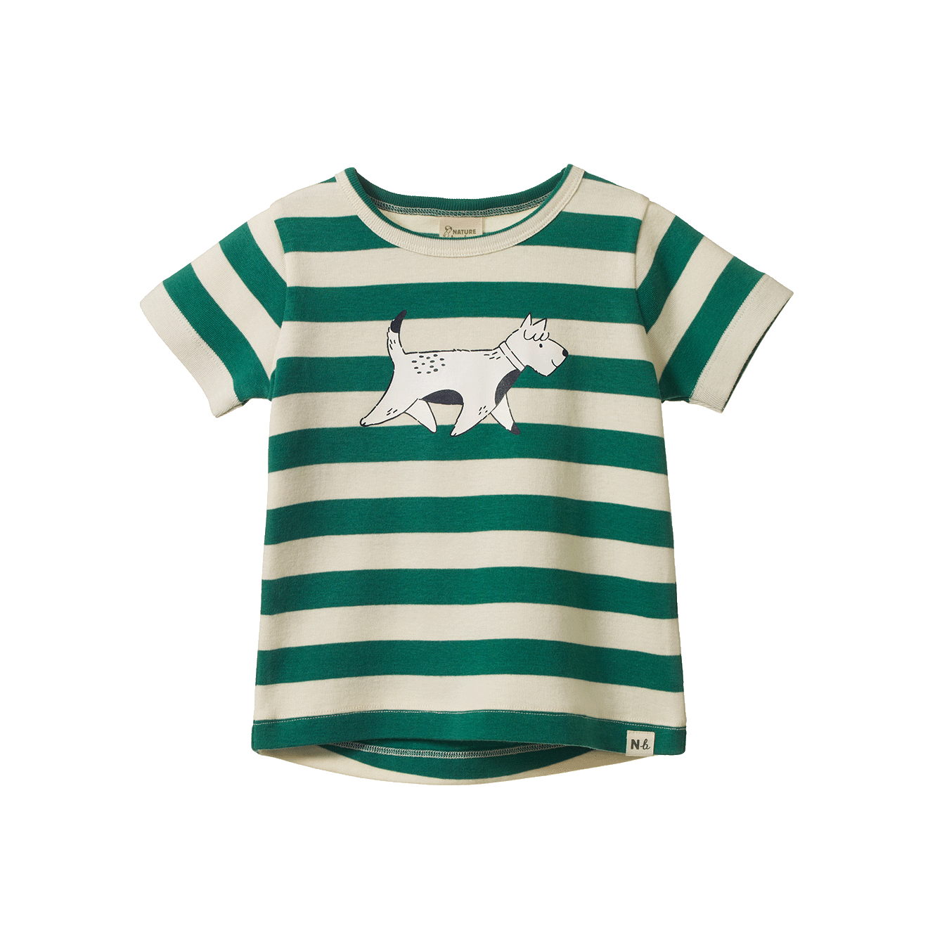 RIVER TEE | Dog Walk Peppermint Print-Web-front