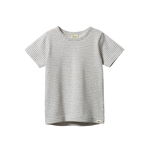 RIVER TEE | Grey Marl Stripe-Web-front