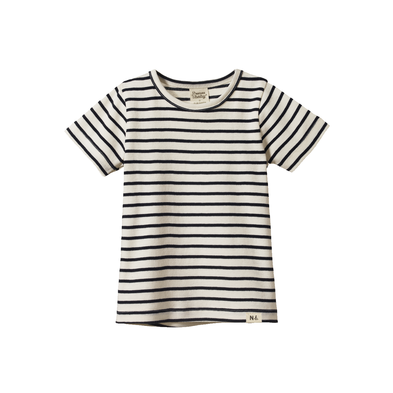 RIVER TEE | Navy Sailor Stripe-Web-front