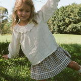 RUFFLE CAMERON BLOUSE | Natural-Web-hover