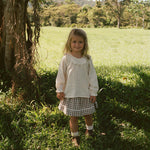 RUFFLE CAMERON BLOUSE | Natural Crinkle-Web-hover