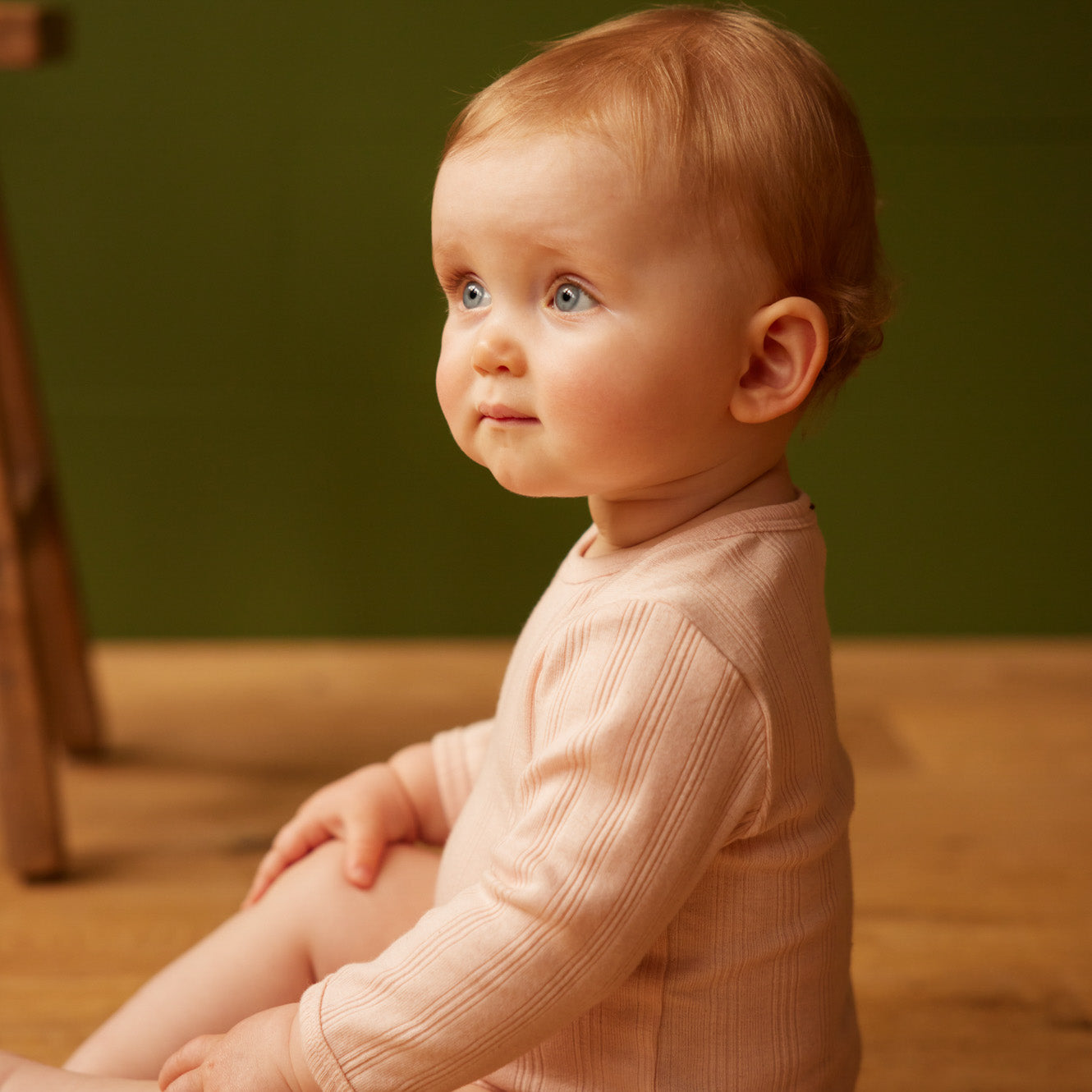 L/S BODYSUIT DERBY 2 PACK | Natural/Rose Bud-Extra Img - 1