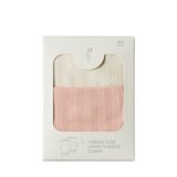 L/S BODYSUIT DERBY 2 PACK | Natural/Rose Bud-Extra Img - 2