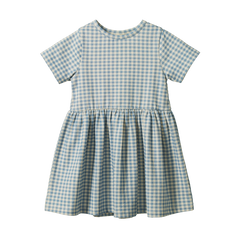 SATURDAY DRESS | Blue Gingham-Web-front