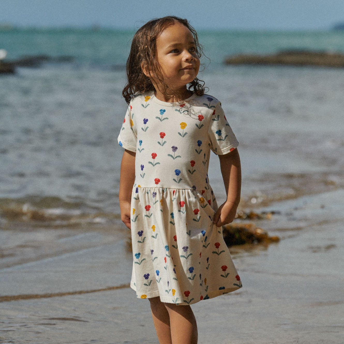 SATURDAY DRESS | Delphine Blooms Print-Web-hover
