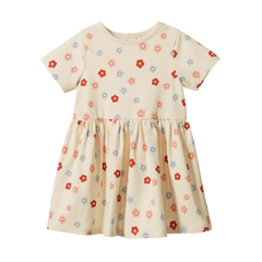 SATURDAY DRESS | Petite Flora Stamp Print-Web-front