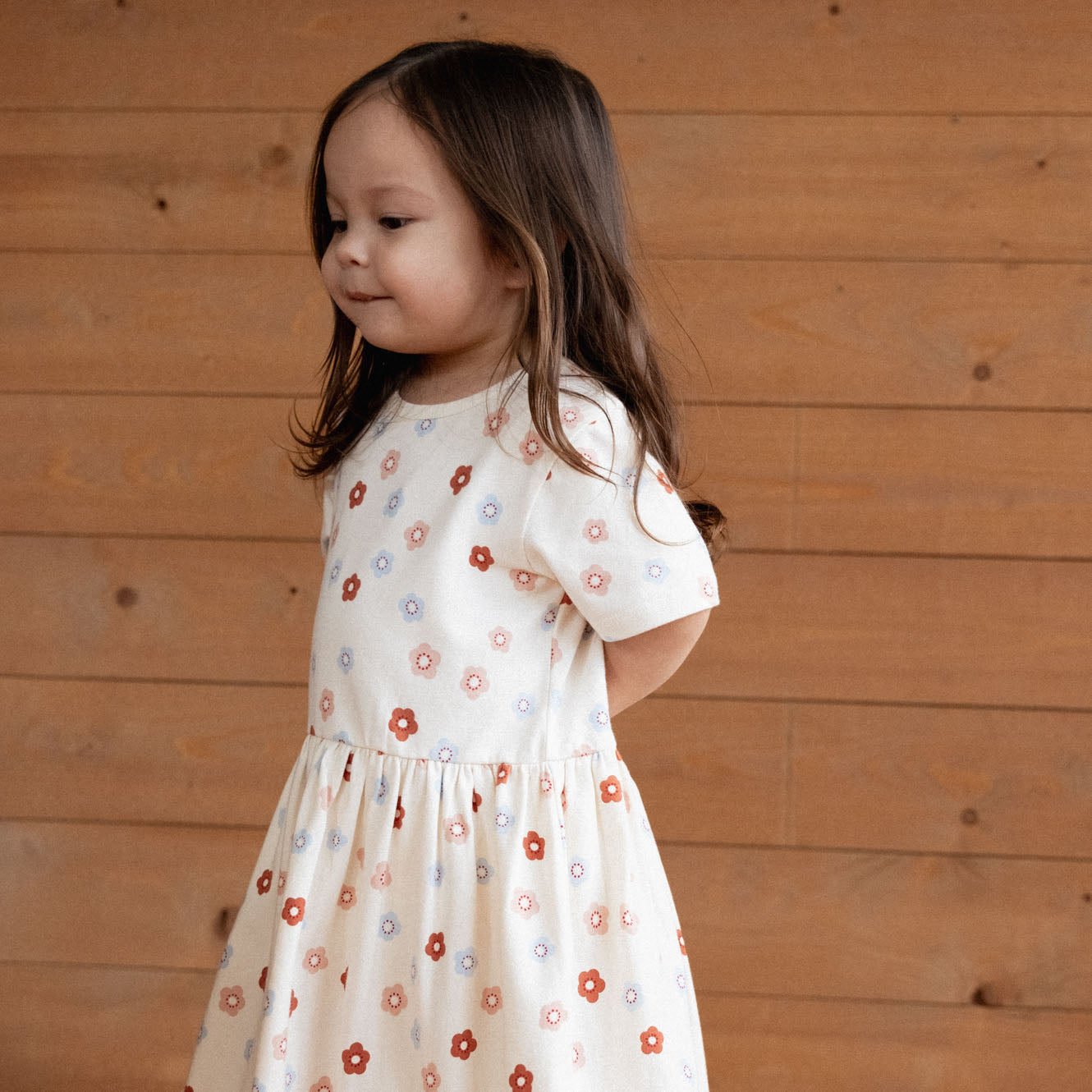 SATURDAY DRESS | Petite Flora Stamp Print-Web-hover