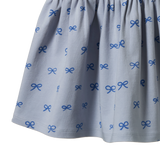 SATURDAY DRESS | Ribbons Zen Blue Print-Extra Img - 3