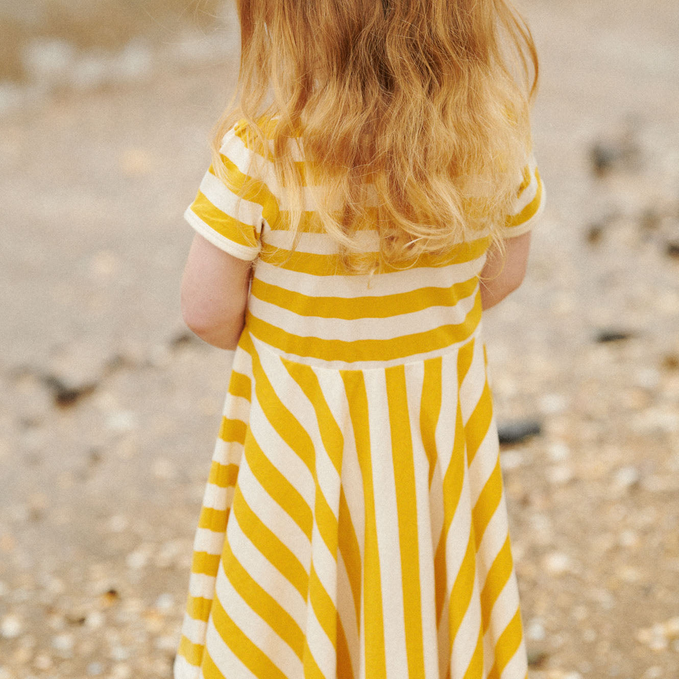 SEASIDE DRESS | Golden Sea Stripe-Extra Img - 1