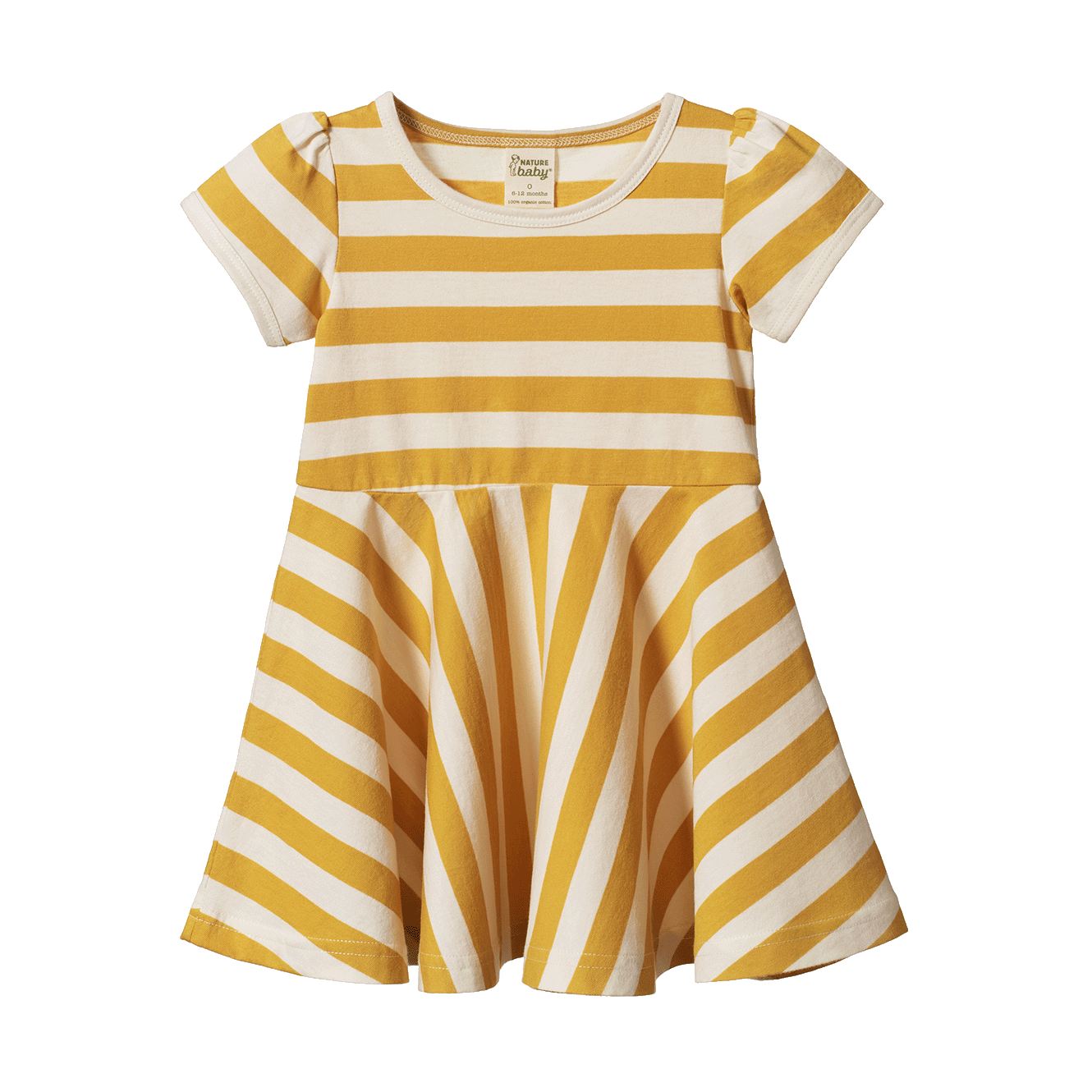 SEASIDE DRESS | Golden Sea Stripe-Web-front