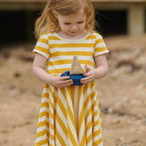 SEASIDE DRESS | Golden Sea Stripe-Web-hover