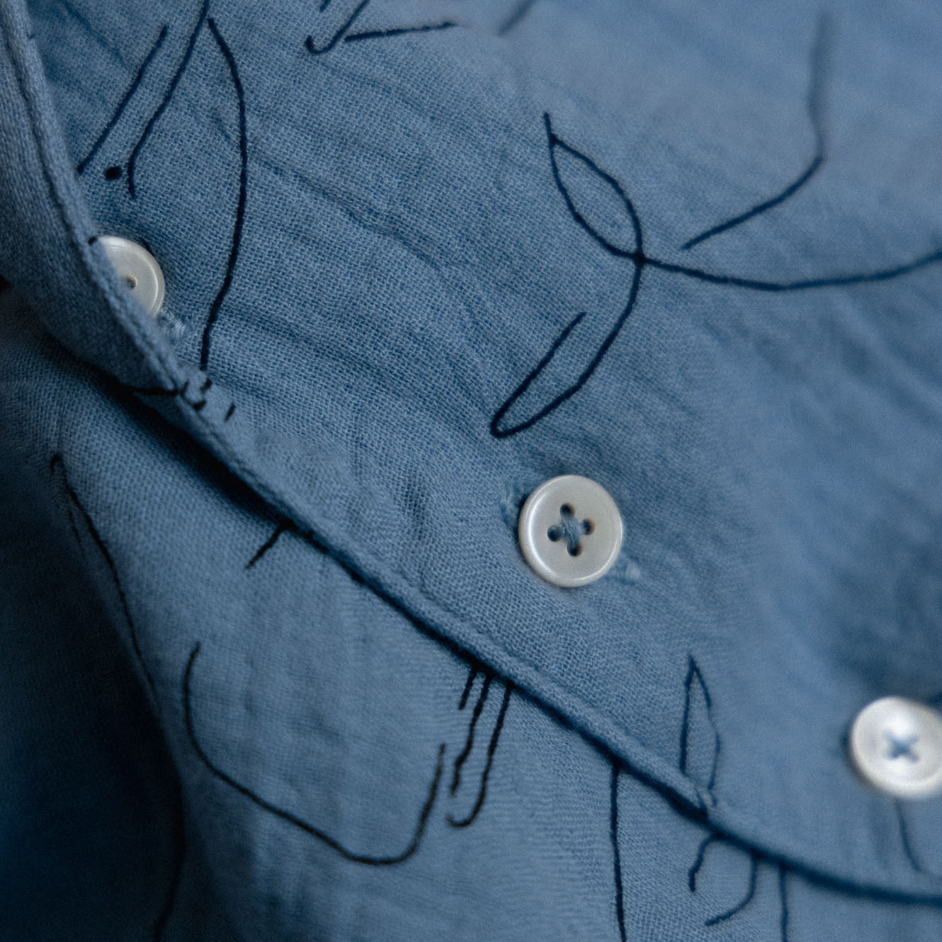 SEREN SET MUSLIN | Blue Whale Print-Extra Img - 2