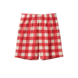 SHORTIE PYJAMA SET | Red Crispin Check-Extra Img - 5