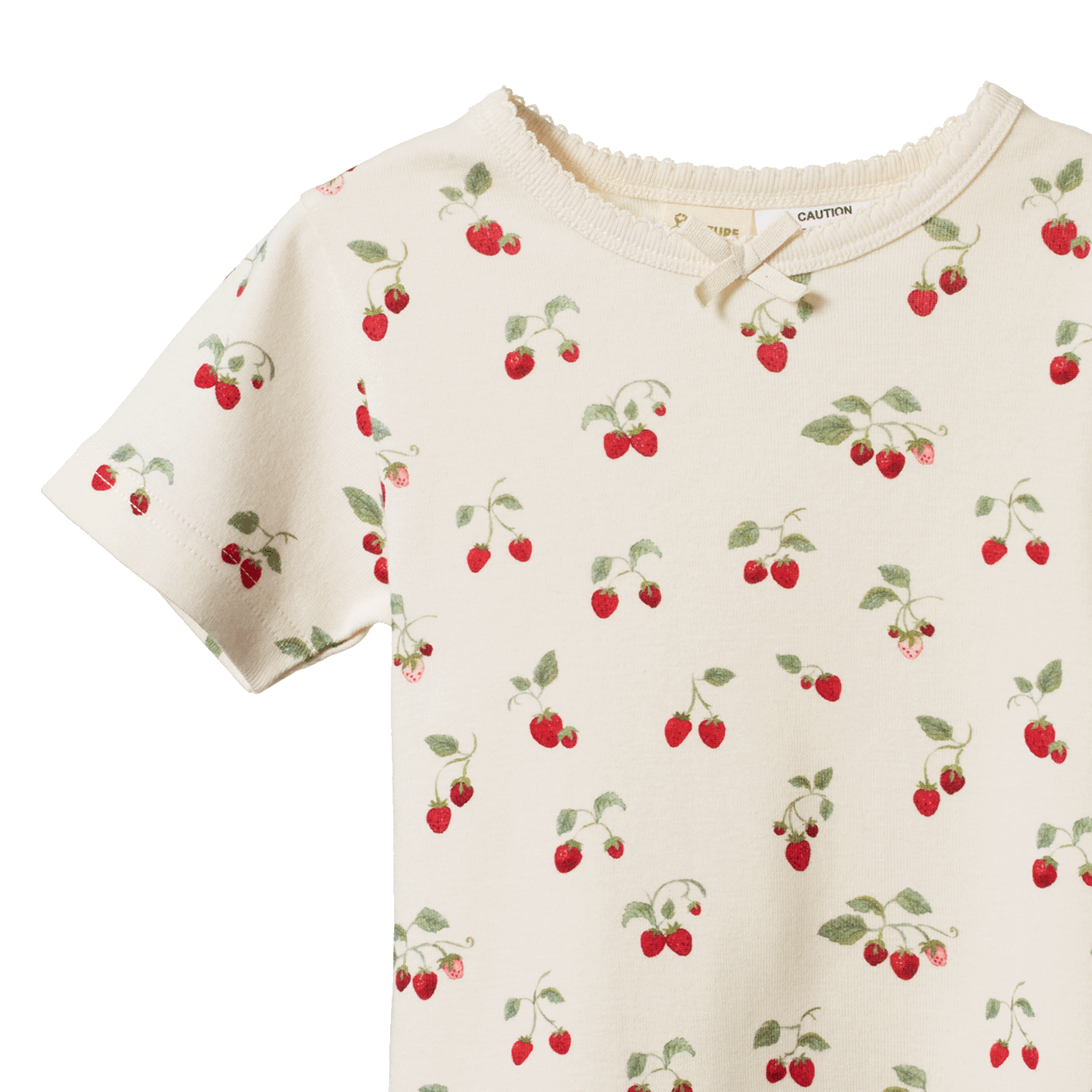 SHORTIE PYJAMA SET | Strawberry Blush Print-Web-hover
