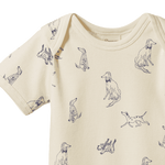 SHORT SLEEVE BODYSUIT | Best Friend Print-Web-hover