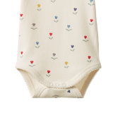 SHORT SLEEVE BODYSUIT | Delphine Print-Extra Img - 1