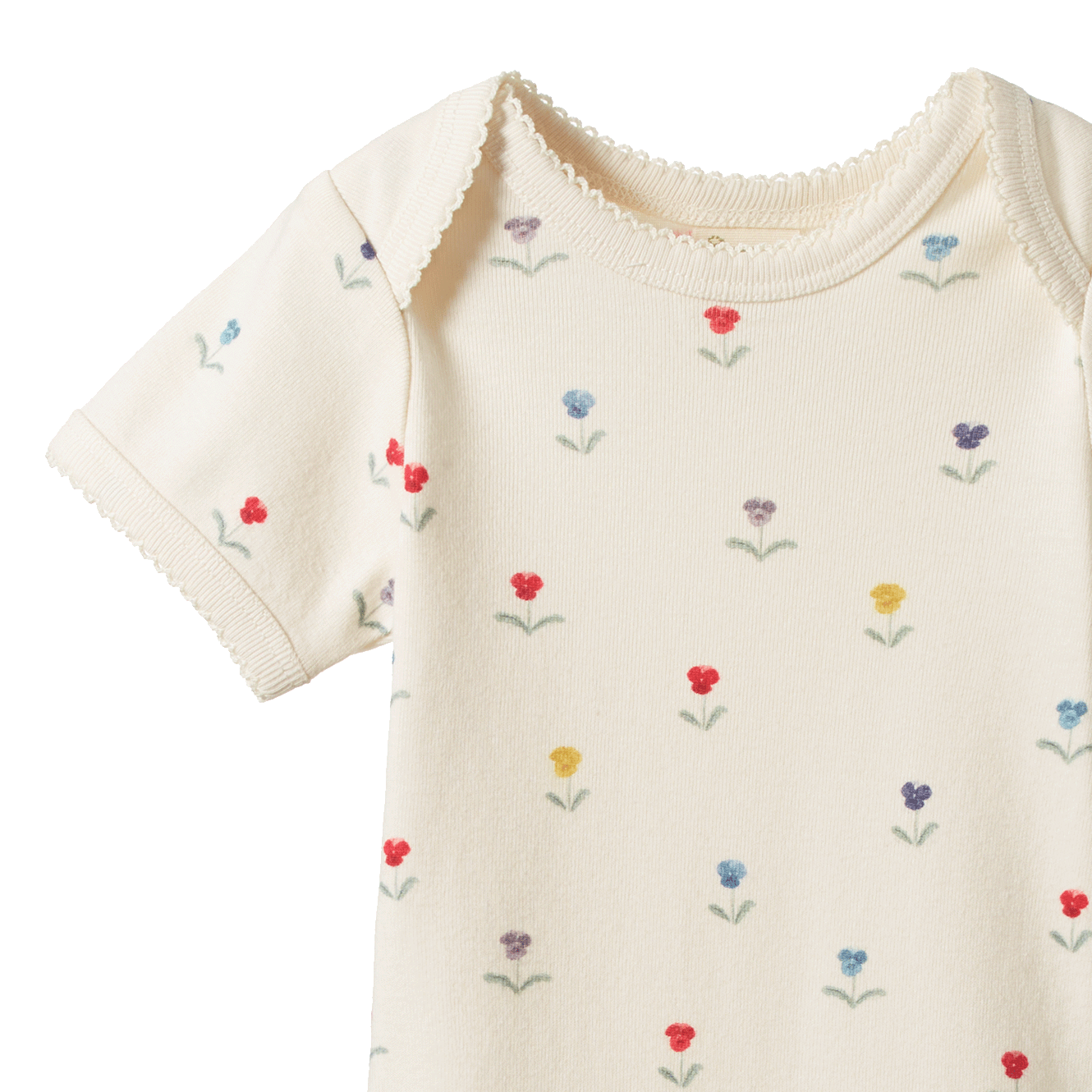 SHORT SLEEVE BODYSUIT | Delphine Print-Web-hover