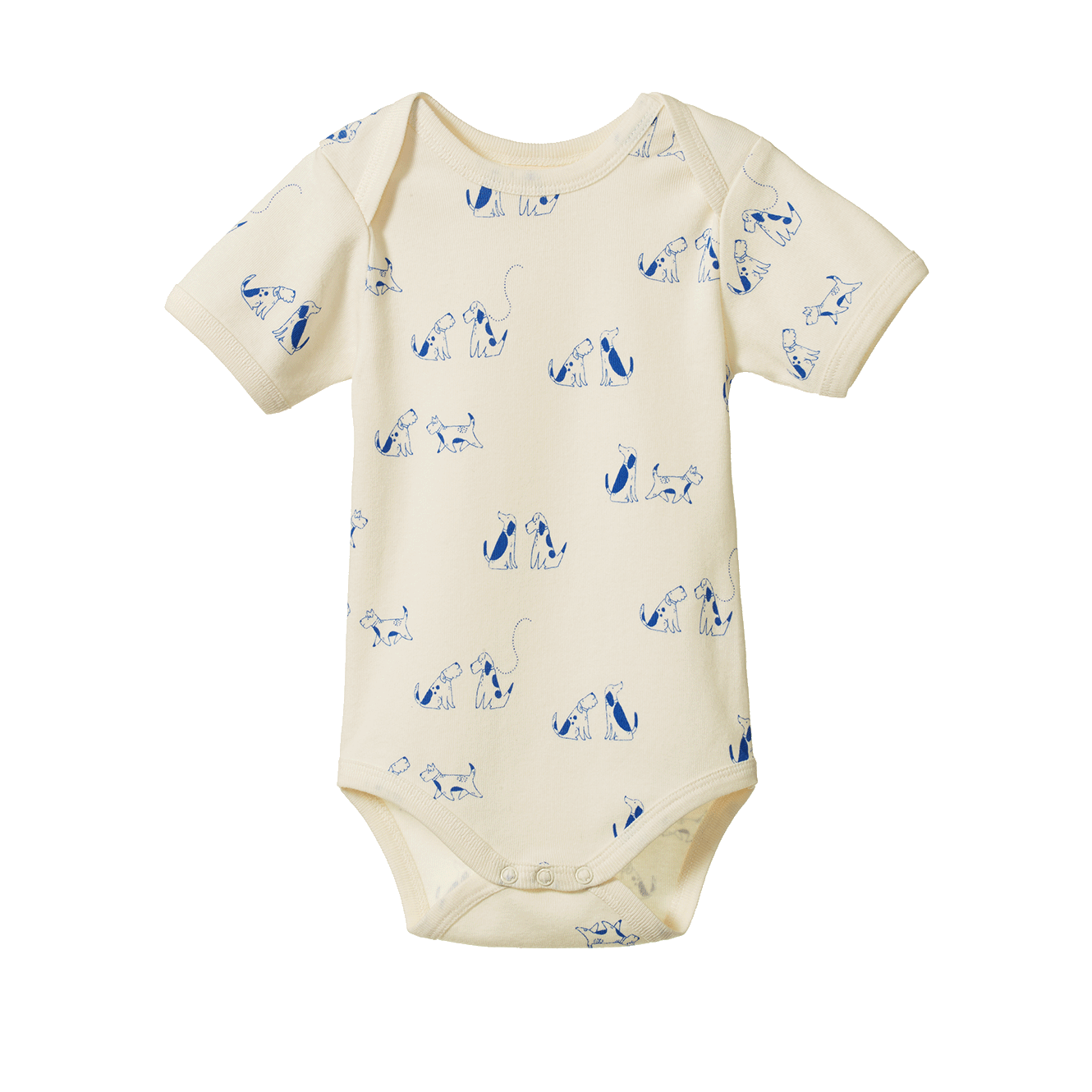 SHORT SLEEVE BODYSUIT | Dog Walk Print-Web-front