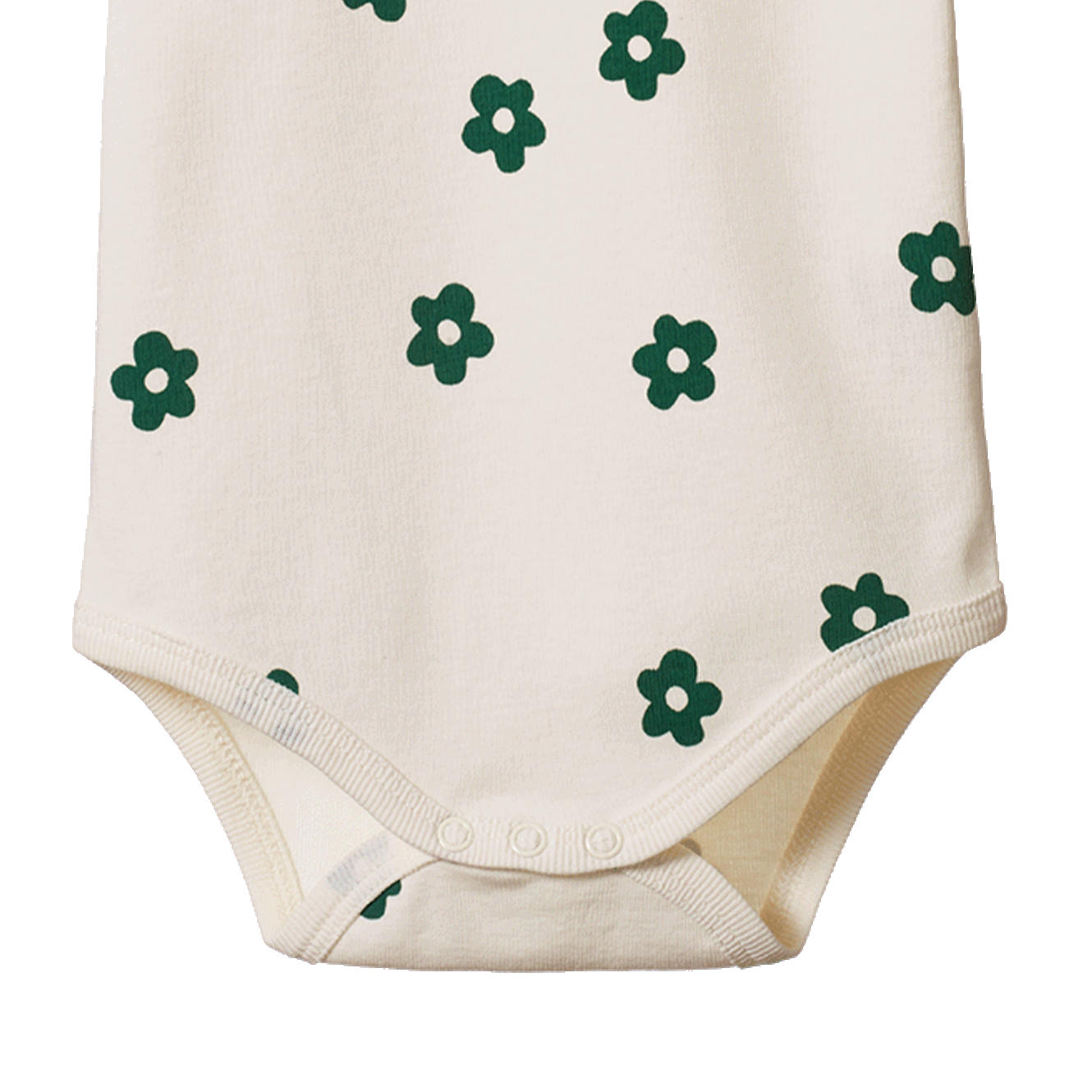 SHORT SLEEVE BODYSUIT | Flora Natural Print-Extra Img - 1