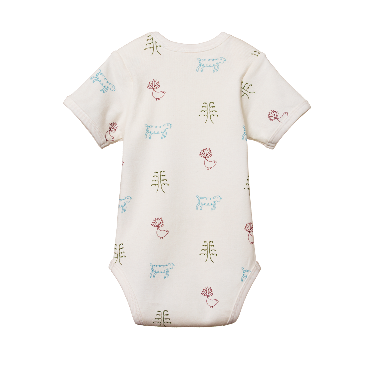 SHORT SLEEVE BODYSUIT | Nature Baby Print-Web-hover