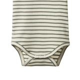 SHORT SLEEVE BODYSUIT | Nettle Sailor Stripe-Extra Img - 1