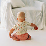 SHORT SLEEVE BODYSUIT | Snorkel Print-Extra Img - 1