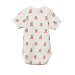 SHORT SLEEVE BODYSUIT | Tiki Print-Web-hover