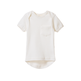 SHORT SLEEVE POCKET TEE | Natural-Web-front