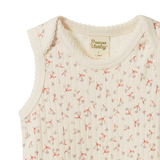 SINGLET POINTELLE | Dandelion Print-Web-hover