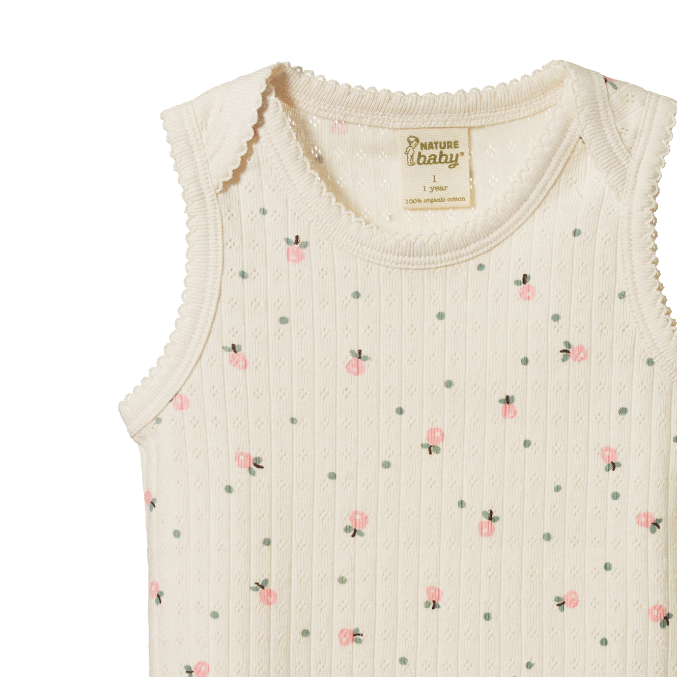 SINGLET POINTELLE | Posey Blossom Print-Web-hover
