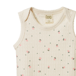SINGLET POINTELLE | Posey Blossom Print-Web-hover