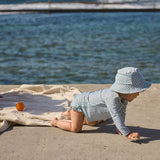 SPLASH SUNHAT | Blue Gingham-Web-hover