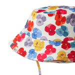 SPLASH SUNHAT | Painted Delphine Print-Extra Img - 2
