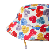 SPLASH SUNHAT | Painted Delphine Print-Extra Img - 2