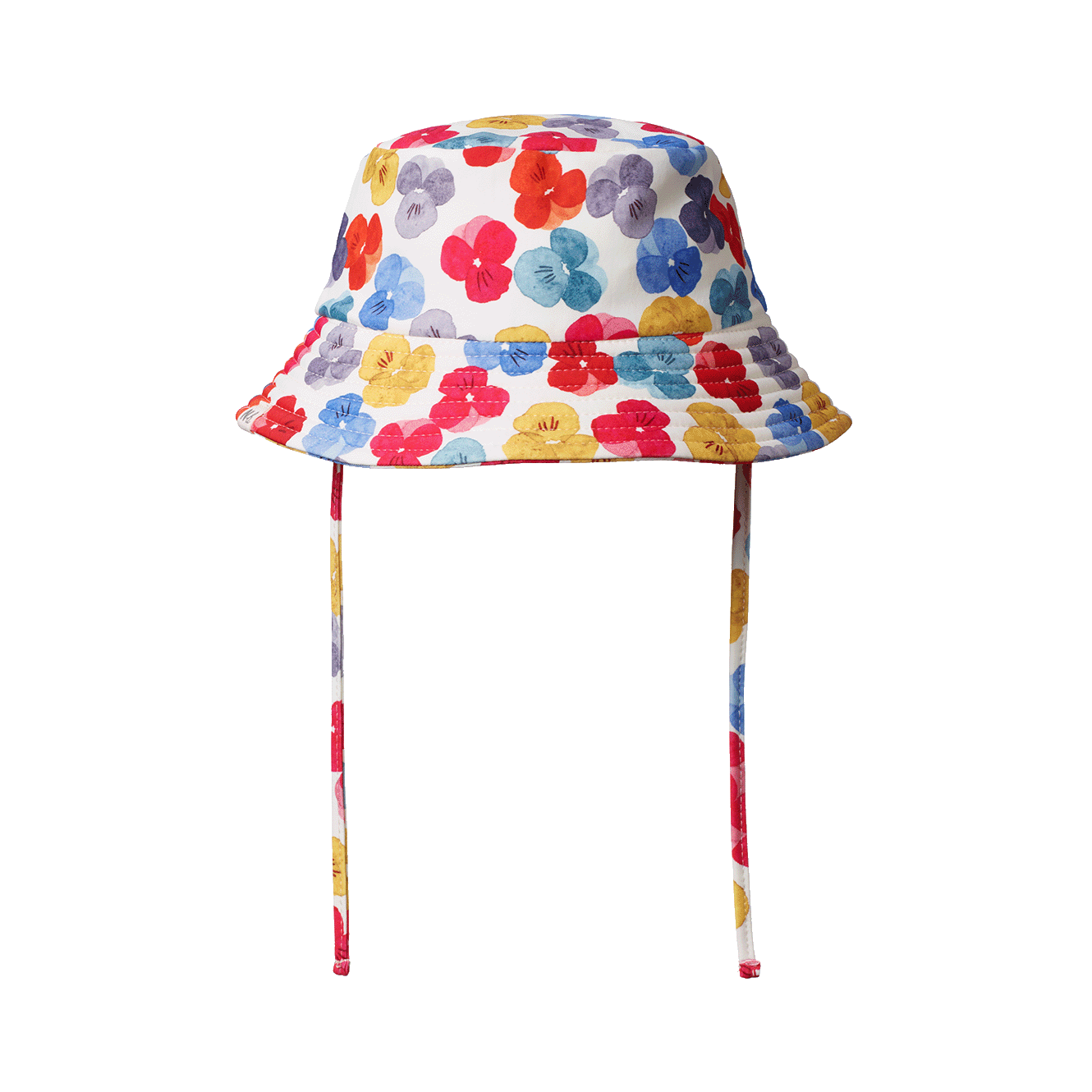 SPLASH SUNHAT | Painted Delphine Print-Web-front