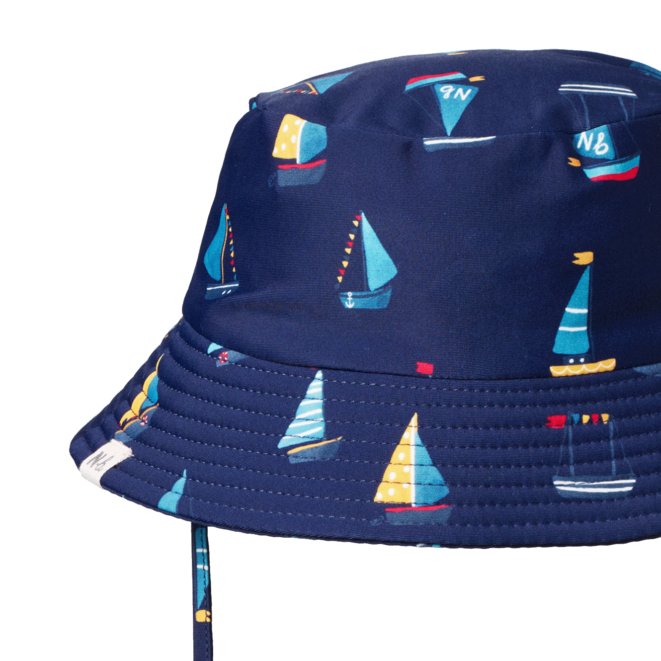 SPLASH SUNHAT | Regatta Navy Print-Web-hover
