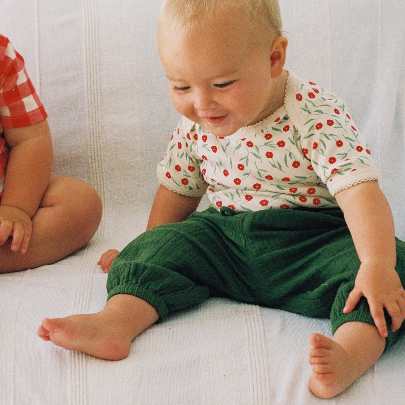 SUNNY PANTS MUSLIN | Fir Green-Extra Img - 2