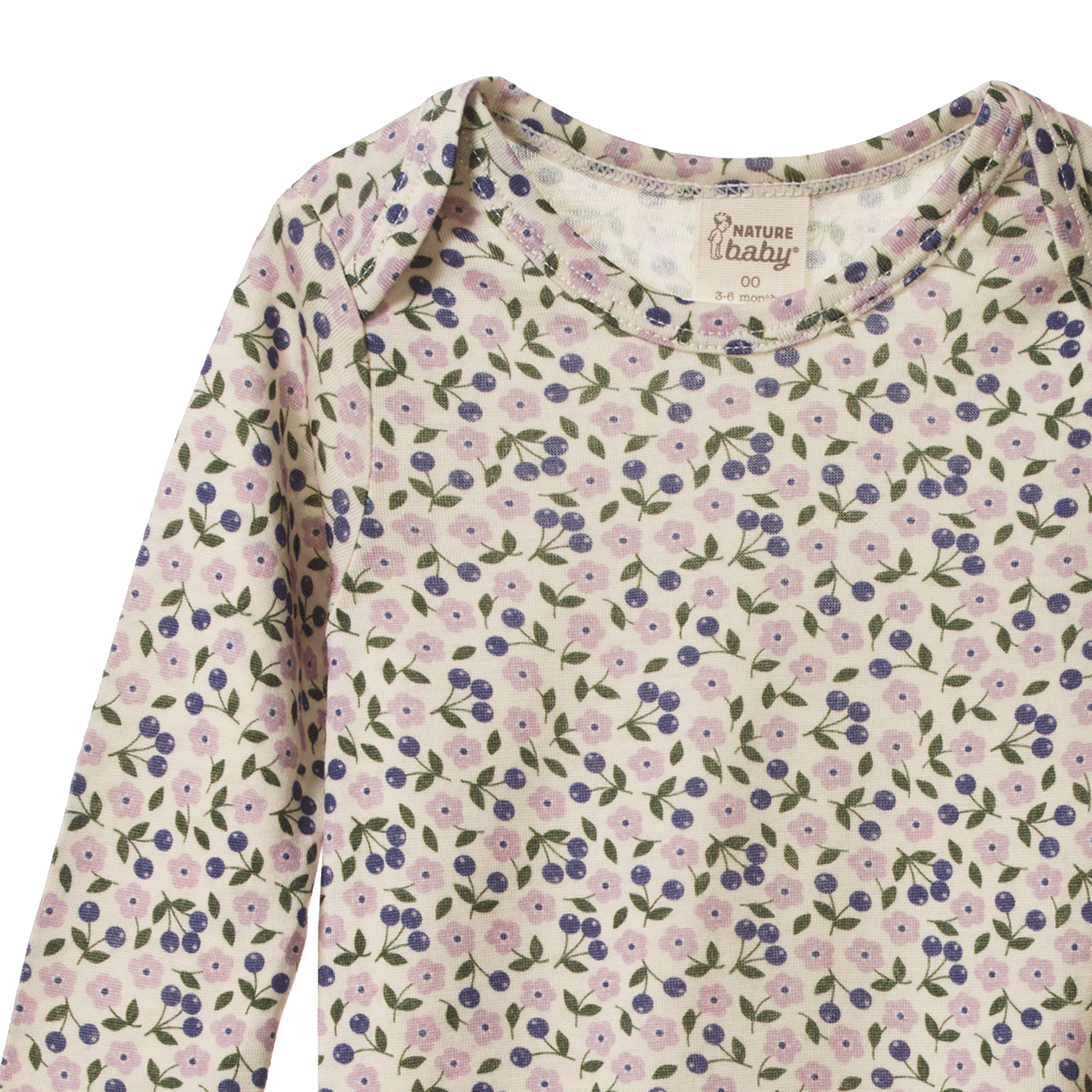 MER ESS L/S BODYSUIT | Briarwood Lilac Print-Extra Img - 3