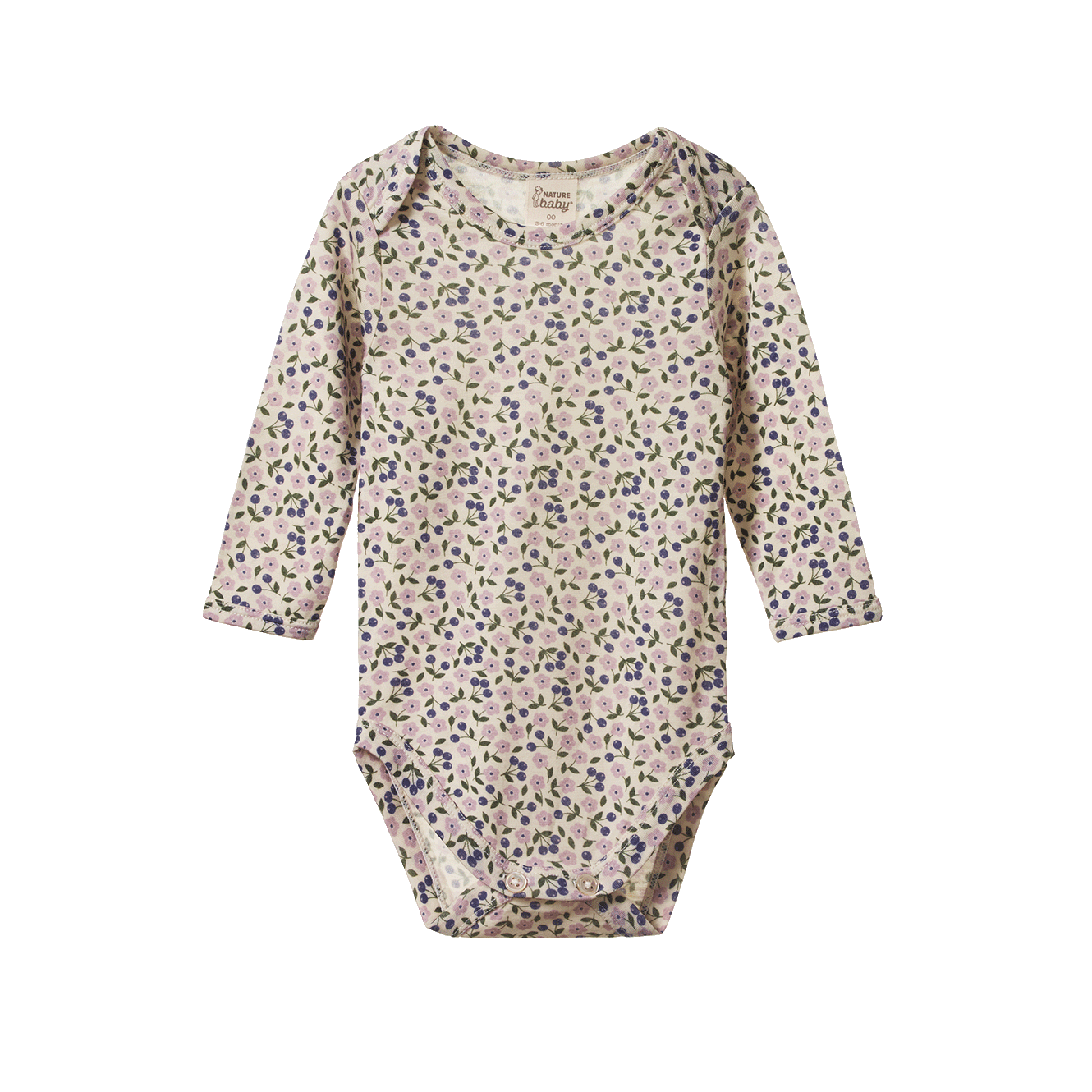 MER ESS L/S BODYSUIT | Briarwood Lilac Print-Web-front