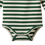 STRETCH JERSEY L/S BODYSUIT | Eden Sea Stripe-Extra Img - 2