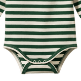 STRETCH JERSEY L/S BODYSUIT | Eden Sea Stripe-Extra Img - 2